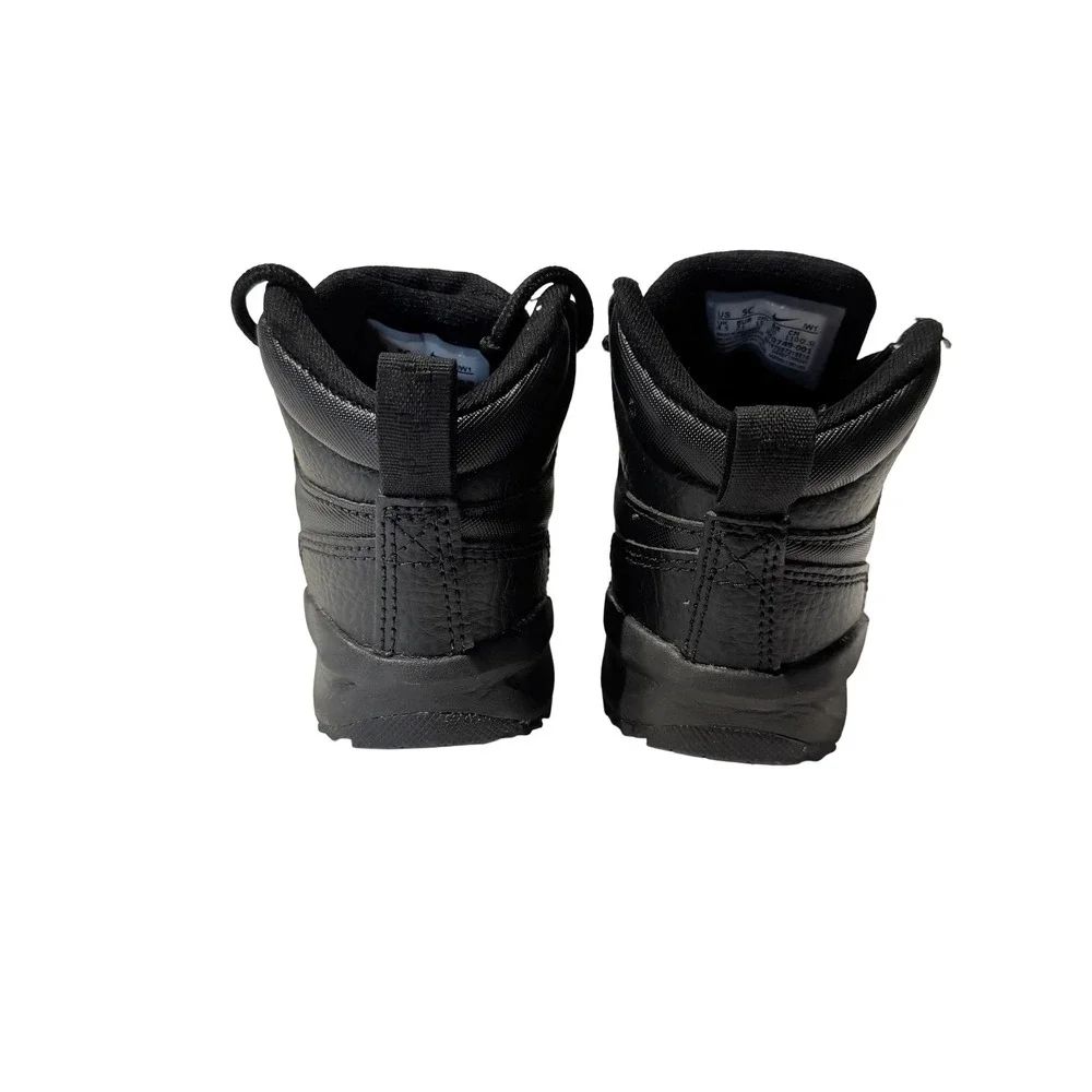 Nike Manoa LTR Toddler Boots Triple Black HF0749-001 Size 5C‎